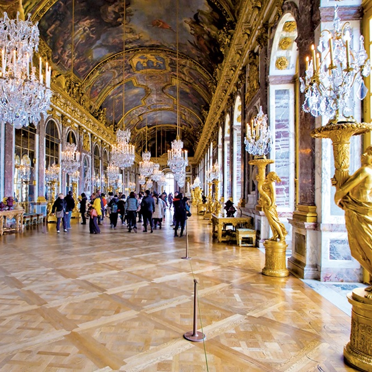 Picture of Palace of Versailles in Paris, France