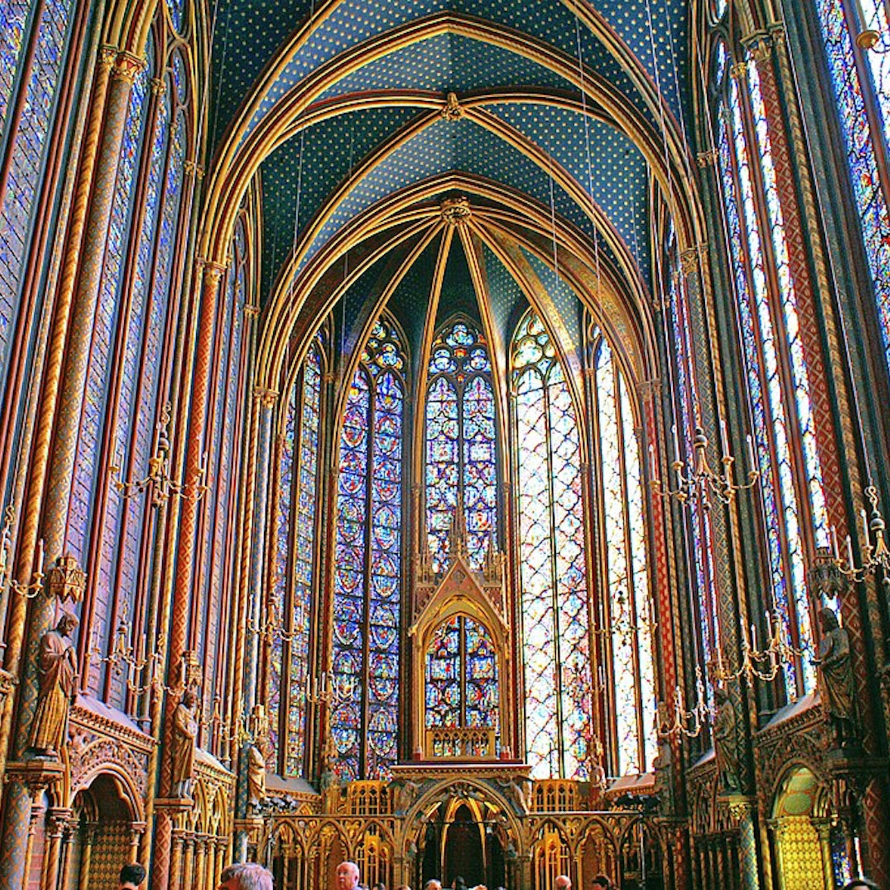 Picture of Sainte Chapelle in Paris, France