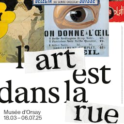 Art Is in the Street Poster image for the exhibition titled Art Is in the Street